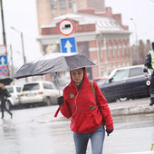 Дождь по-апрельски на улицах Владивостока (ФОТО)  