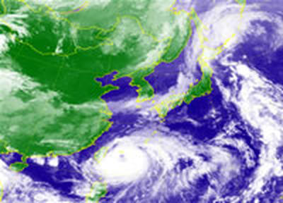 В эти выходные тайфун «SINLAKU» будет властвовать над Тайбэем