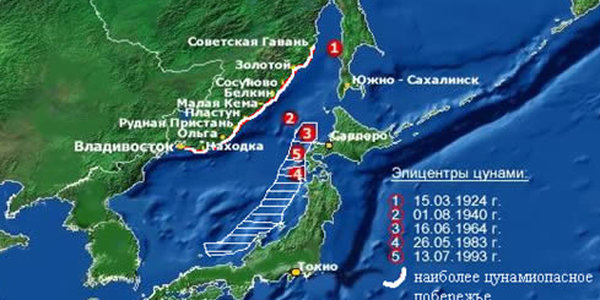 Вчера в Приморье произошло землетрясение