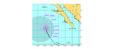 В Тихом океане сформировались сразу два тропических шторма