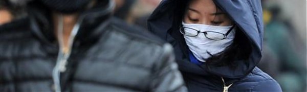 В Китае местами ожидается серьёзное загрязнение воздуха