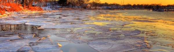 Из-за аномальных морозов ледостав на северных реках начался раньше обычного