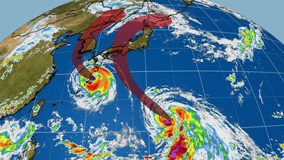Синоптики уточнили прогноз по надвигающимся на Приморье тайфунам