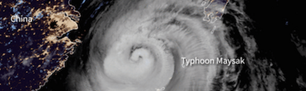 Тайфун «Майсак» обрушился на Южную Корею