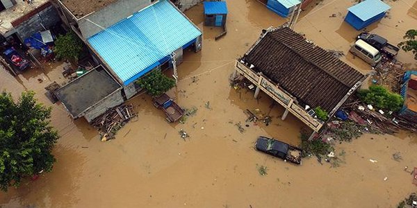На Китай обрушился тайфун «Дяньму»