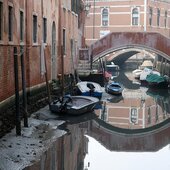 В Венеции из-за отлива почти пересохли каналы