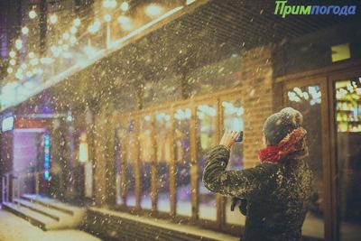 В ночь на пятницу во Владивостоке ожидается снег