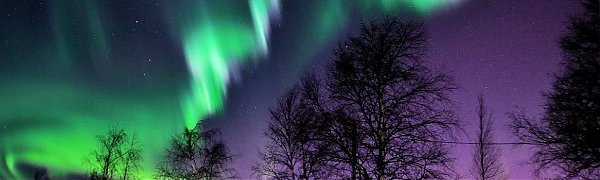 Над Москвой зажглось полярное сияние