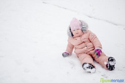 Высота снежного покрова в разных районах Приморья от 9 до 74 см