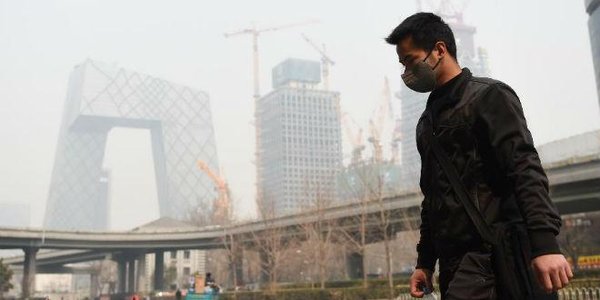 В Пекине объявлено «оранжевое» предупреждение из-за смога