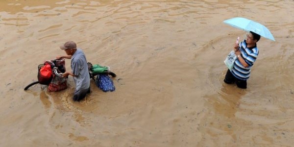 Сильные дожди не прекращаются на юго-западе Китая