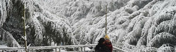 Аномальные морозы ударили на востоке Азии