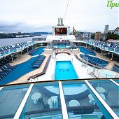 Круизный лайнер «Sun Princess» впервые посетил Владивосток