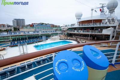 Круизный лайнер «Sun Princess» впервые посетил Владивосток