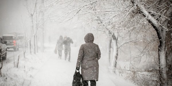 В воскресенье в Приморье начнётся снегопад