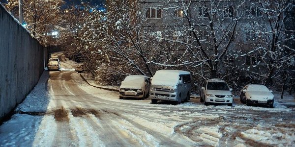 Во Владивостоке ночью возможен мокрый снег, на дорогах гололедица