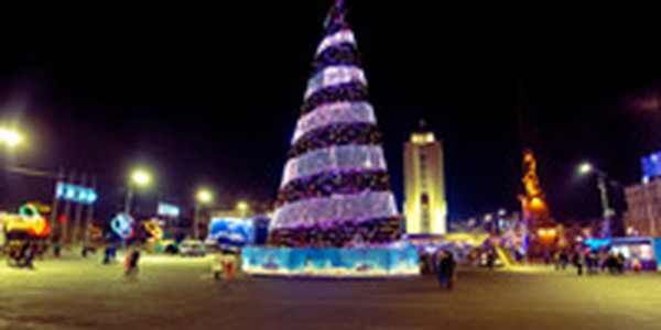 Новогодние огни Владивостока