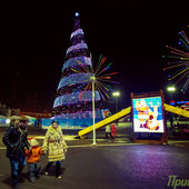 Новогодние огни Владивостока
