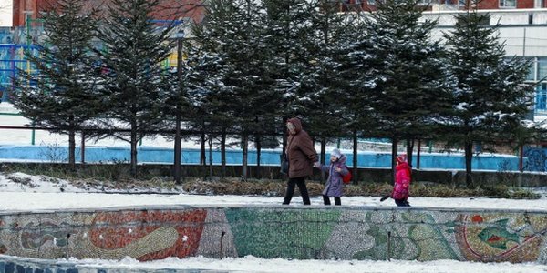 Во Владивостоке сохраняется морозная погода