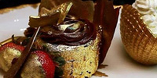 Единственный в мире десерт из золота