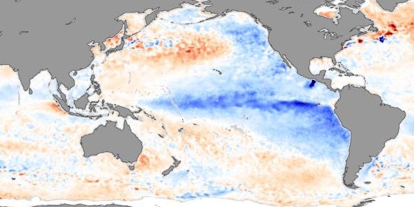 Холодный Ла-Нинья идёт на смену тёплому Эль-Ниньо