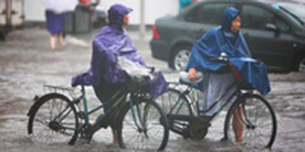 В Китае продолжаются затяжные дожди