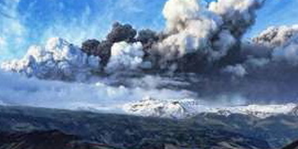 Геологи исследуют пепел знаменитого вулкана Эйяфьятлайокудль 