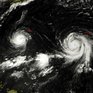 На Японию надвигаются два сильных тайфуна