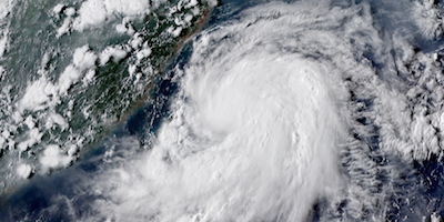Траектория движения тайфуна «Бави» не изменилась