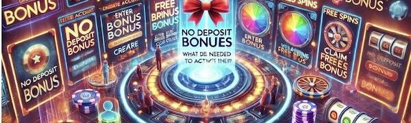 Бонусы без депозита в казино: что нужно для активации?