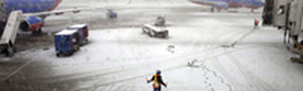 В США из-за снегопада отменено более 4800 авиарейсов 