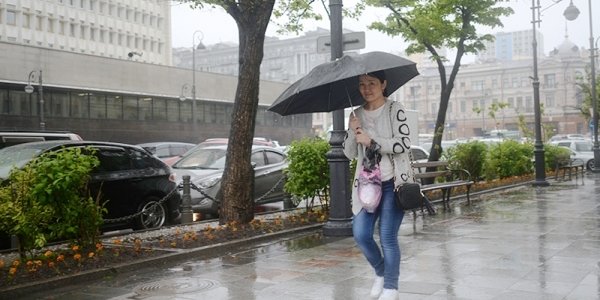 До конца рабочей недели в Приморье сохранится дождливая погода