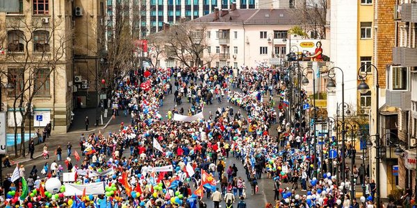 Список улиц во Владивостоке, которые перекроют на 1 мая