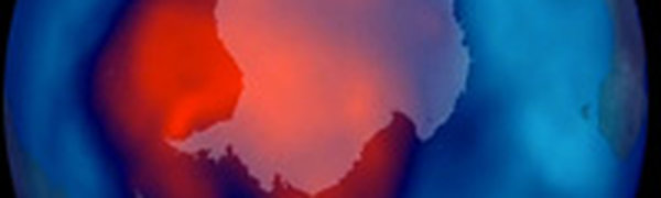 Площадь озоновой дыры над Антарктикой стала минимальной за последние 10 лет