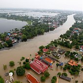 Сильнейшее наводнение в Таиланде