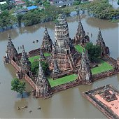 Сильнейшее наводнение в Таиланде