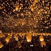 Фестивали огней в Мьянме и Таиланде