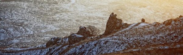 После двух месяцев зимы снега в Приморье значительно меньше нормы