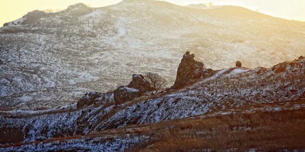 После двух месяцев зимы снега в Приморье значительно меньше нормы