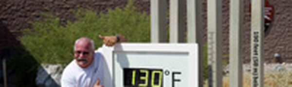 На западе США температура поднимается до +50 ºС