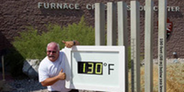 На западе США температура поднимается до +50 ºС