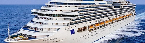 В субботу лайнер «Costa Serena» впервые посетит Владивосток