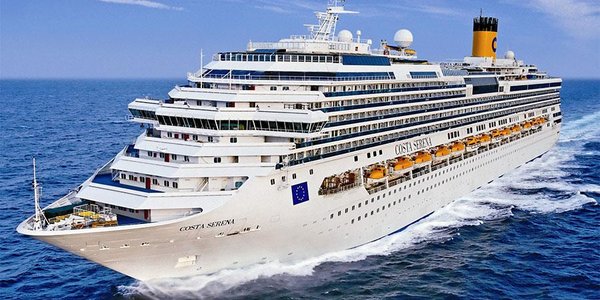 В субботу лайнер «Costa Serena» впервые посетит Владивосток