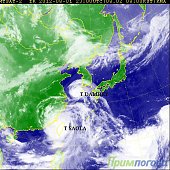 Тайфуны приближаются к территории Китая