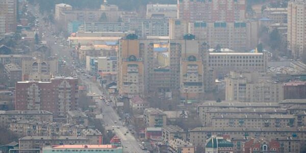 Смог от лесных пожаров в Забайкалье и Чите