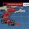 Тайфун «Халола» направляется к Японии