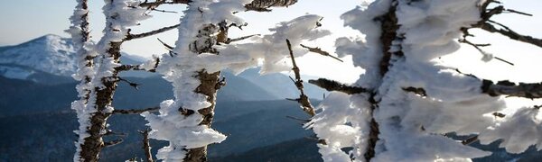 В горных районах Приморья высота снега достигает 38 см