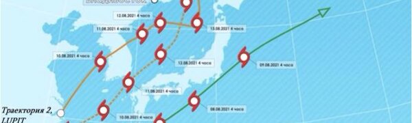 Ослабевший до циклона шторм «Лупит» может обрушить на Приморье дожди 12 – 14 августа (ТРАЕКТОРИИ)