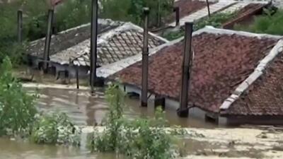 Наводнение в Северной Корее: за 2 дня выпало более 500 мм осадков