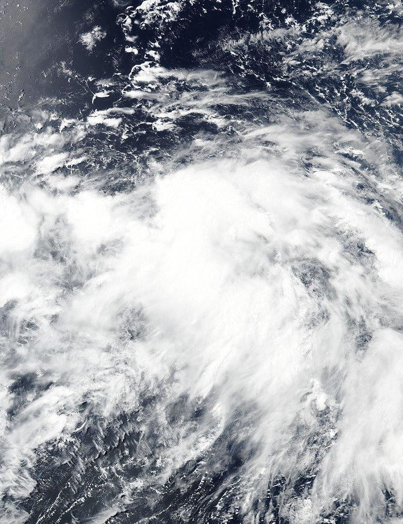 Тропический шторм Maliksi (Domeng), снимок из космоса